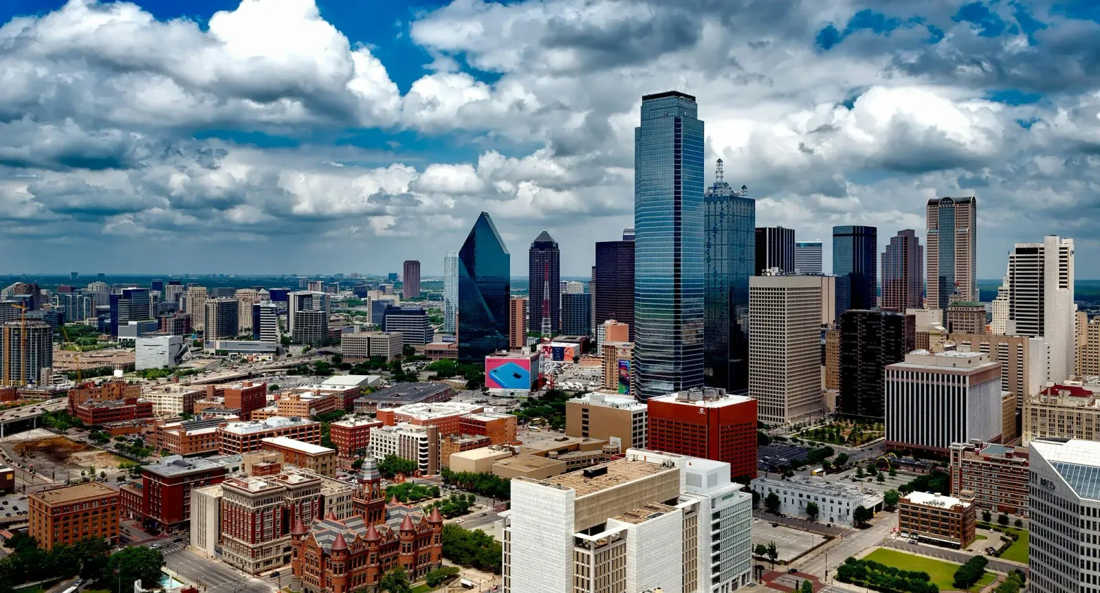Dallas Skyline and AT&T Stadium